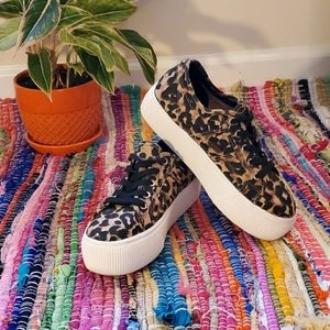 Steve Madden cheetah platforms